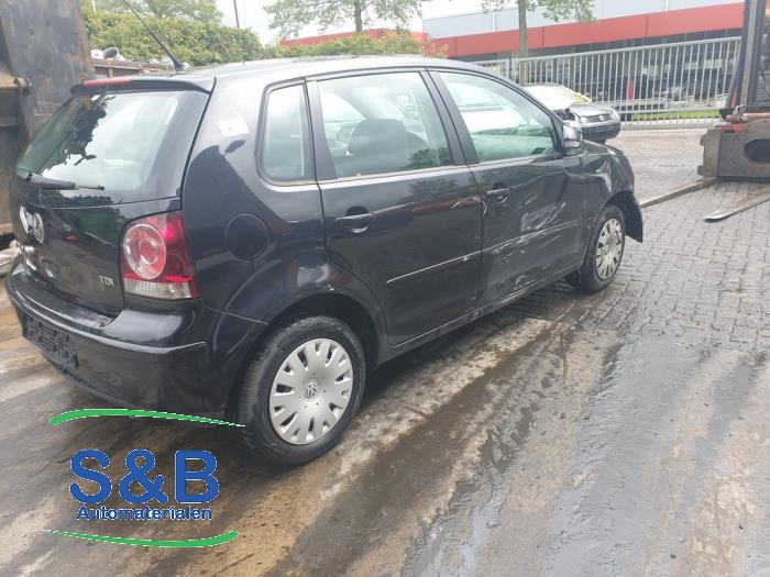 Volkswagen Polo IV 1.4 TDI 70 Sloopvoertuig (2007, Zwart)