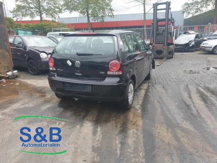 Volkswagen Polo IV 1.4 TDI 70 Sloopvoertuig (2007, Zwart)