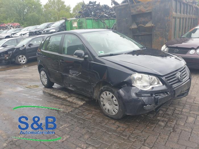 Volkswagen Polo IV 1.4 TDI 70 Sloopvoertuig (2007, Zwart)