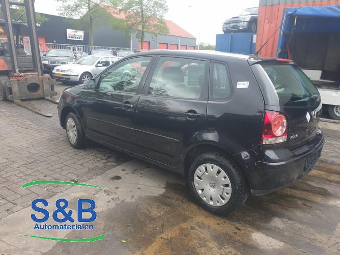 Volkswagen Polo IV 1.4 TDI 70 Sloopvoertuig (2007, Zwart)