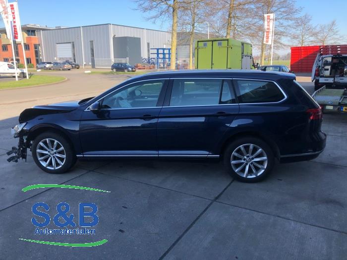 Volkswagen Passat Variant 1.6 TDI 16V Sloopvoertuig (2015, Blauw)