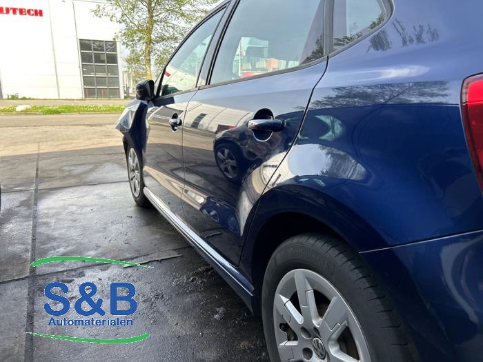 Volkswagen Polo V 1.2 TDI 12V BlueMotion Sloopvoertuig (2010, Blauw)