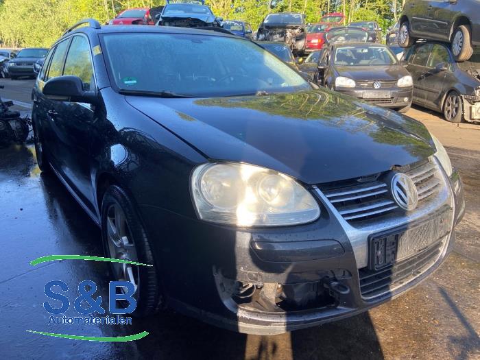 Volkswagen Golf V Variant 1.9 TDI Sloopvoertuig (2009, Zwart)