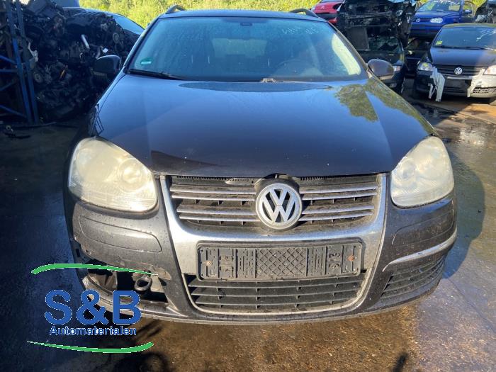 Volkswagen Golf V Variant 1.9 TDI Sloopvoertuig (2009, Zwart)