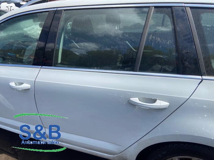 Skoda Octavia Combi 1.6 TDI GreenTec 16V Sloopvoertuig (2015, Wit)