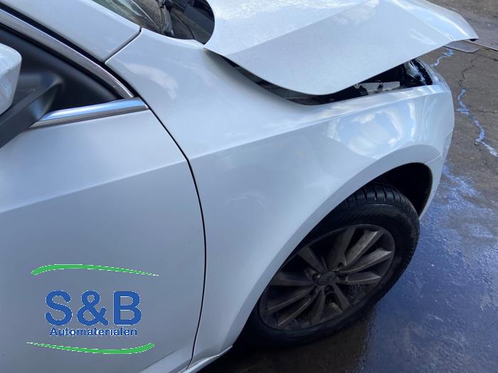 Skoda Octavia Combi 1.6 TDI GreenTec 16V Sloopvoertuig (2015, Wit)