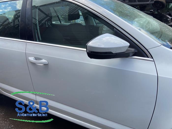 Skoda Octavia Combi 1.6 TDI GreenTec 16V Sloopvoertuig (2015, Wit)