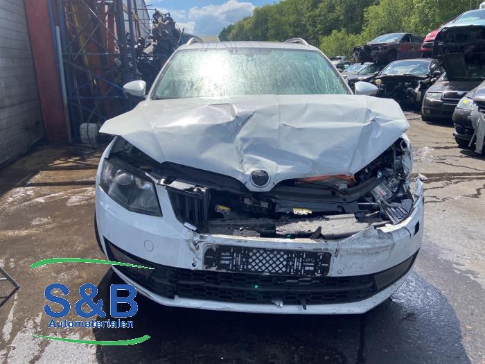 Skoda Octavia Combi 1.6 TDI GreenTec 16V Sloopvoertuig (2015, Wit)