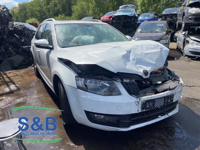 Skoda Octavia Combi 1.6 TDI GreenTec 16V Sloopvoertuig (2015, Wit)