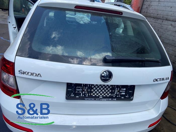 Skoda Octavia Combi 1.6 TDI GreenTec 16V Sloopvoertuig (2015, Wit)