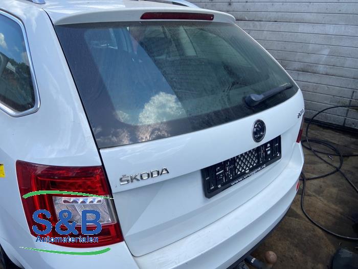 Skoda Octavia Combi 1.6 TDI GreenTec 16V Sloopvoertuig (2015, Wit)