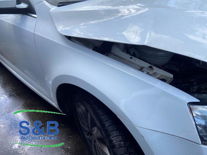 Skoda Octavia Combi 1.6 TDI GreenTec 16V Sloopvoertuig (2015, Wit)