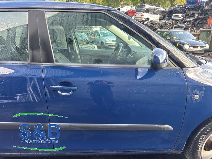 Skoda Fabia II Combi 1.2 TDI 12V Greenline Sloopvoertuig (2011, Blauw)