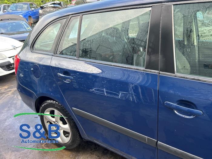 Skoda Fabia II Combi 1.2 TDI 12V Greenline Sloopvoertuig (2011, Blauw)