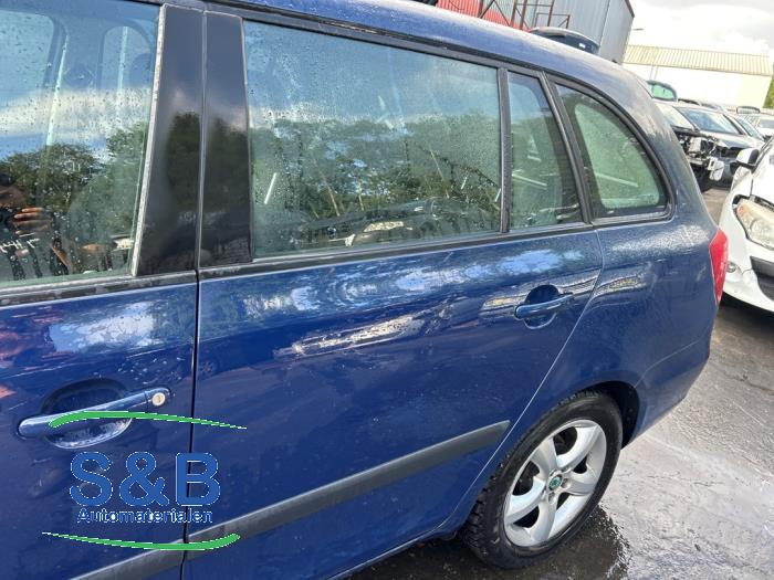 Skoda Fabia II Combi 1.2 TDI 12V Greenline Sloopvoertuig (2011, Blauw)