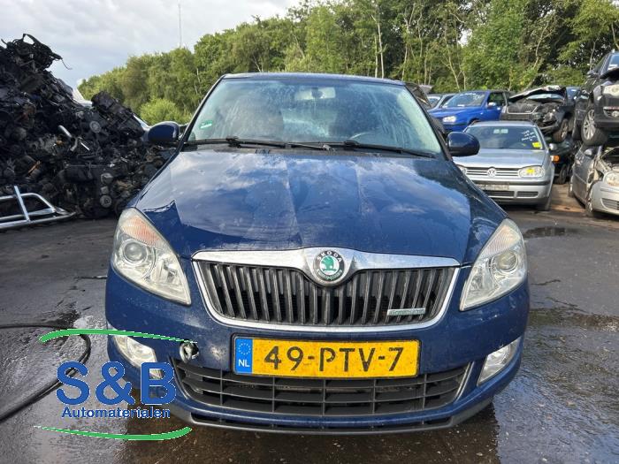 Skoda Fabia II Combi 1.2 TDI 12V Greenline Sloopvoertuig (2011, Blauw)