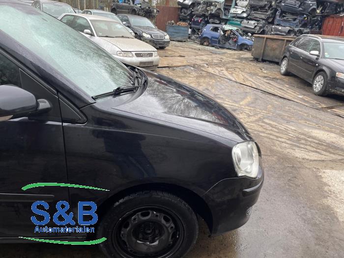 Volkswagen Polo IV 1.4 16V Sloopvoertuig (2007, Metallic, Zwart)