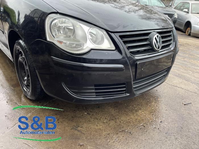 Volkswagen Polo IV 1.4 16V Sloopvoertuig (2007, Metallic, Zwart)