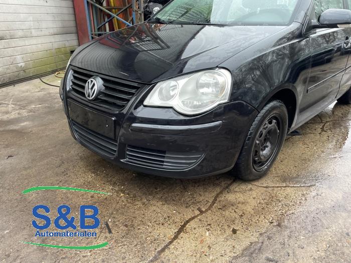 Volkswagen Polo IV 1.4 16V Sloopvoertuig (2007, Metallic, Zwart)