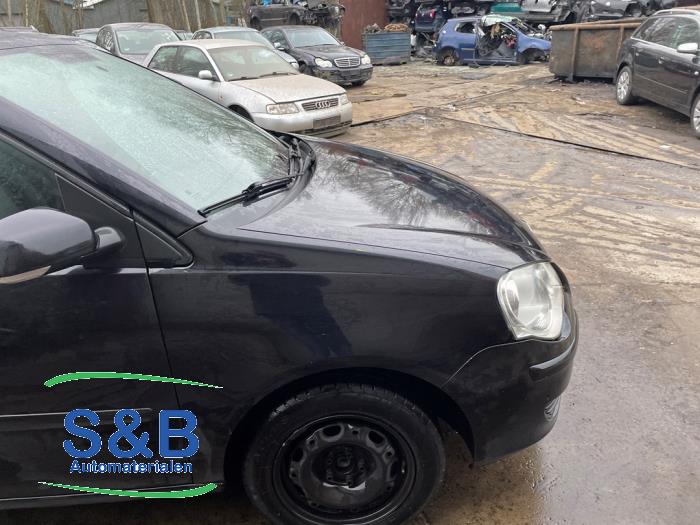 Volkswagen Polo IV 1.4 16V Sloopvoertuig (2007, Metallic, Zwart)