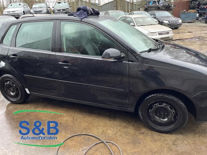 Volkswagen Polo IV 1.4 16V Sloopvoertuig (2007, Metallic, Zwart)