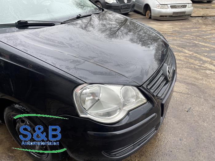 Volkswagen Polo IV 1.4 16V Sloopvoertuig (2007, Metallic, Zwart)