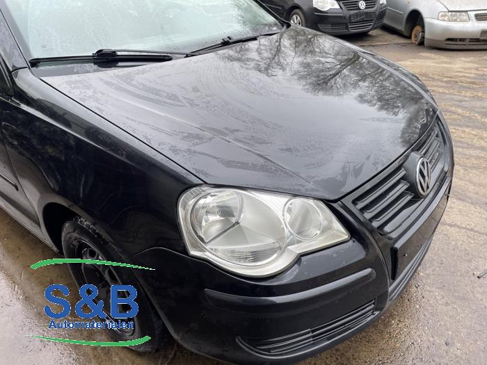 Volkswagen Polo IV 1.4 16V Sloopvoertuig (2007, Metallic, Zwart)