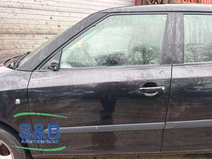 Skoda Fabia II 1.2i 12V Sloopvoertuig (2007, Zwart)