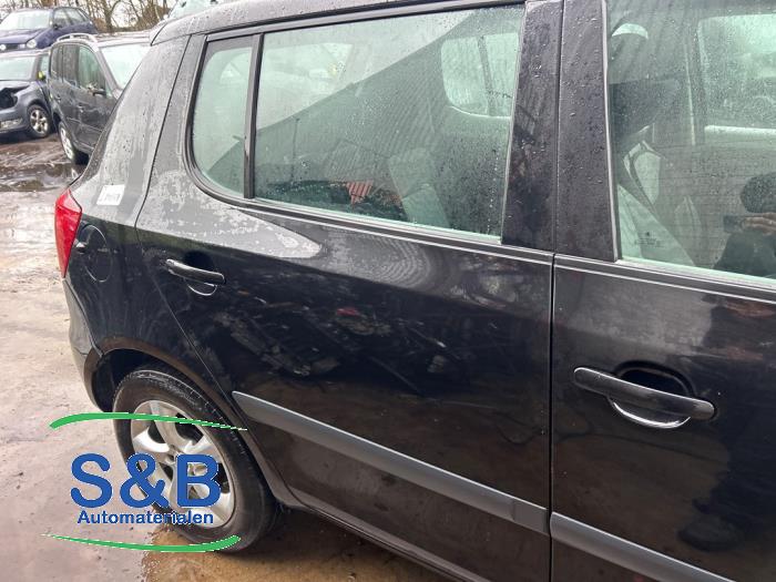 Skoda Fabia II 1.2i 12V Sloopvoertuig (2007, Zwart)