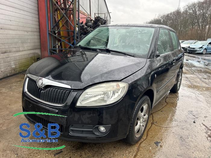 Skoda Fabia II 1.2i 12V Sloopvoertuig (2007, Zwart)