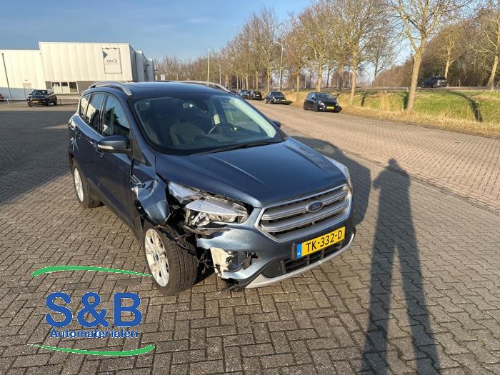 Ford Kuga II 1.5 EcoBoost 16V 150 Schadevoertuig (2018, Blauw)