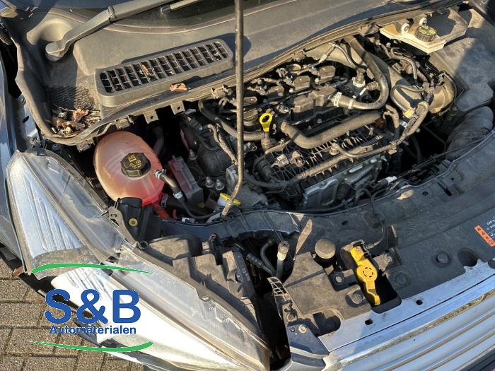 Ford Kuga II 1.5 EcoBoost 16V 150 Schadevoertuig (2018, Blauw)