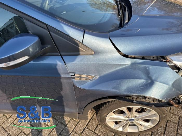 Ford Kuga II 1.5 EcoBoost 16V 150 Schadevoertuig (2018, Blauw)