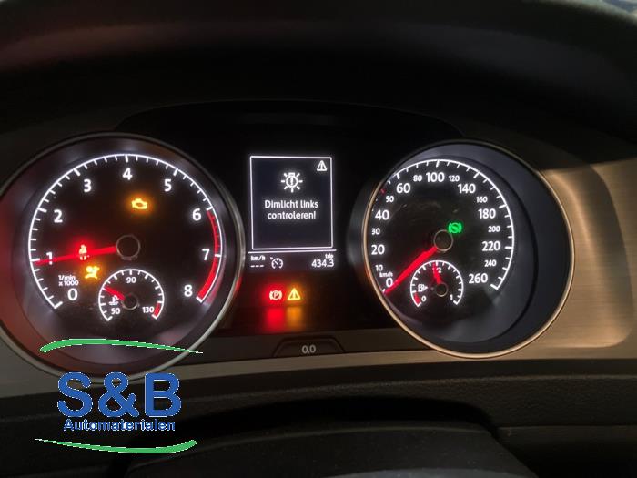 Volkswagen Golf VII 1.0 TSI 12V BlueMotion Sloopvoertuig (2015, Grijs)