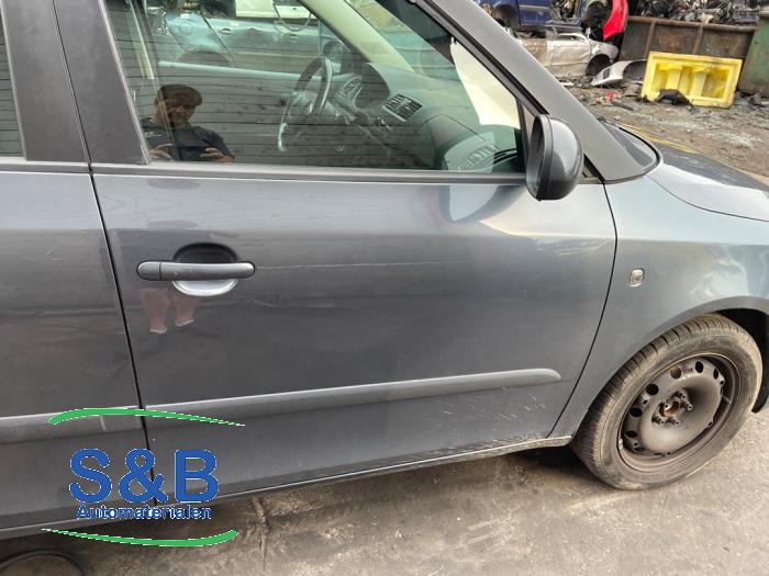 Skoda Fabia II Combi 1.2 TDI 12V Greenline Sloopvoertuig (2010, Grijs, Blauw)
