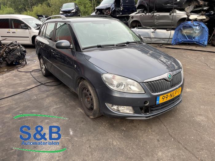 Skoda Fabia II Combi 1.2 TDI 12V Greenline Sloopvoertuig (2010, Grijs, Blauw)