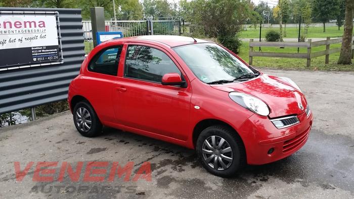 Nissan Micra 1.2 16V Sloopvoertuig (2008, Rood)