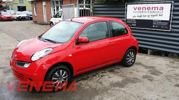 Nissan Micra 1.2 16V Sloopvoertuig (2008, Rood)
