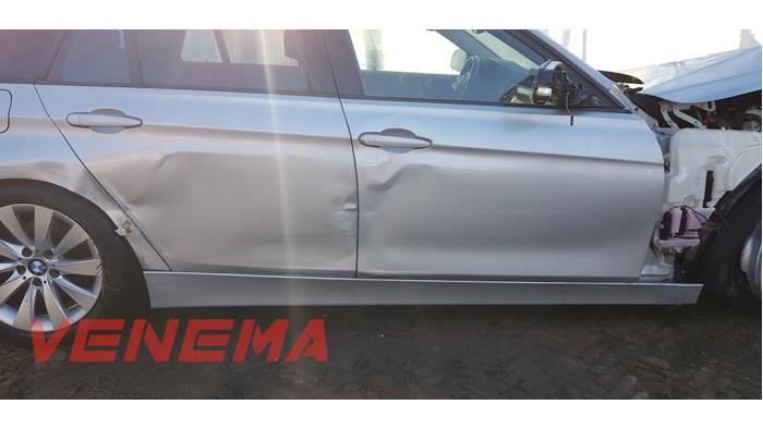 BMW 3 serie Touring 318d 2.0 16V Sloopvoertuig (2014, Metallic, Staal, Zilvergrijs, Zilver)