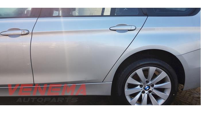 BMW 3 serie Touring 318d 2.0 16V Sloopvoertuig (2014, Metallic, Staal, Zilvergrijs, Zilver)