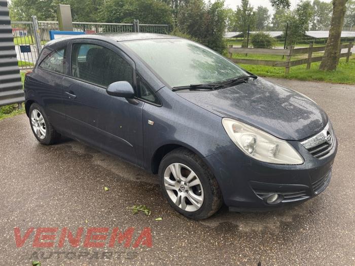 Opel Corsa D 1.2 16V Sloopvoertuig (2008, Metallic, Blauw)