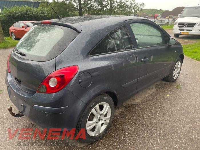 Opel Corsa D 1.2 16V Sloopvoertuig (2008, Metallic, Blauw)
