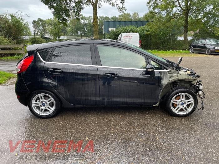 Ford Fiesta 6 1.0 EcoBoost 12V 100 Sloopvoertuig (2017, Metallic, Zwart)