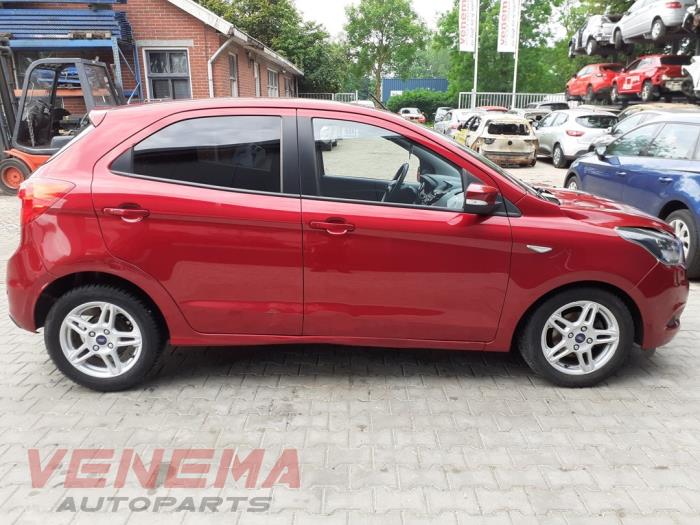 Ford Ka+ 1.2 Ti-VCT Sloopvoertuig (2018, Metallic, Rood)