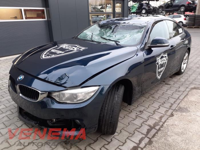 BMW 4 serie Gran Coupe 420i 2.0 Turbo 16V Sloopvoertuig (2016, Metallic, Blauw)