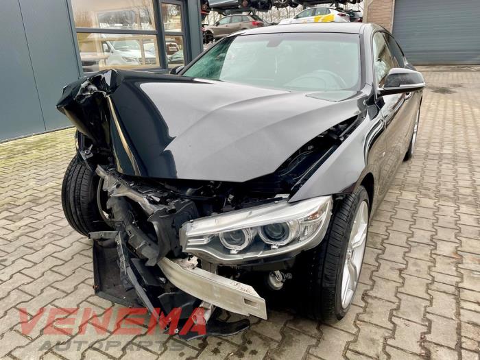 BMW 4 serie Gran Coupe 420i 2.0 TwinPower Turbo 16V Sloopvoertuig (2017, Metallic, Zwart)