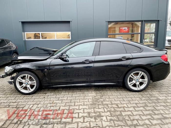 BMW 4 serie Gran Coupe 420i 2.0 TwinPower Turbo 16V Sloopvoertuig (2017, Metallic, Zwart)