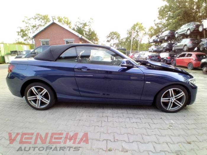 BMW 2 serie 218i 1.5 TwinPower Turbo 12V Sloopvoertuig (2016, Metallic, Blauw)