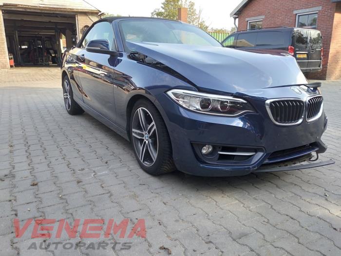 BMW 2 serie 218i 1.5 TwinPower Turbo 12V Sloopvoertuig (2016, Metallic, Blauw)