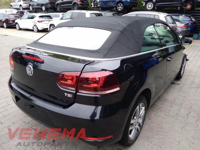 Volkswagen Golf VI Cabrio 1.4 TSI 122 16V Sloopvoertuig (2013, Zwart)